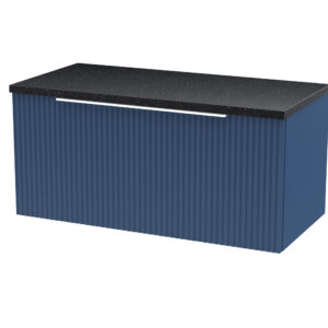 Hudson Reed 800mm Wall Hung Single Drawer Vanity & Laminate Top DFF396LSB