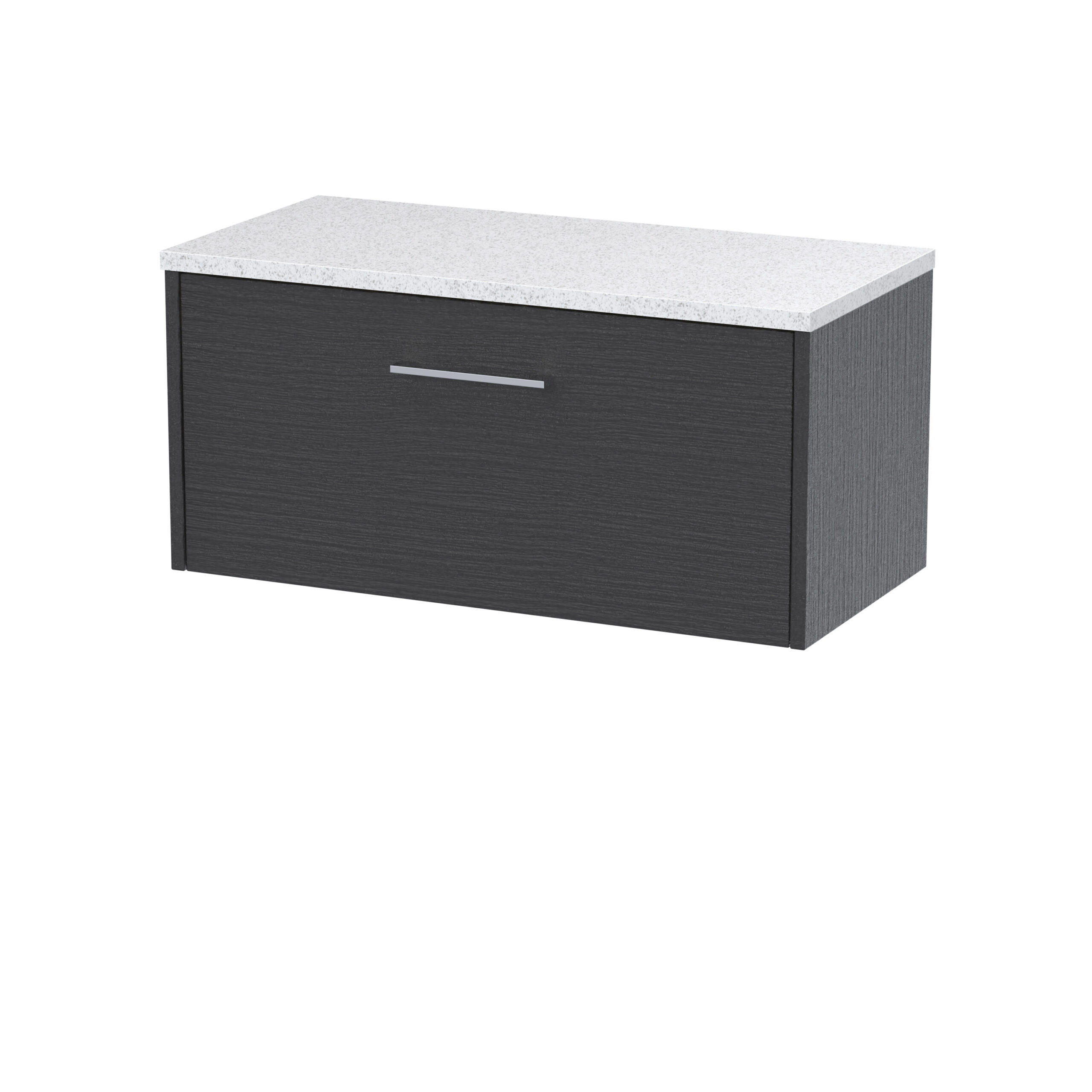 Hudson Reed 800mm Wall Hung Single Drawer Vanity & Laminate Top JNU2225LSW