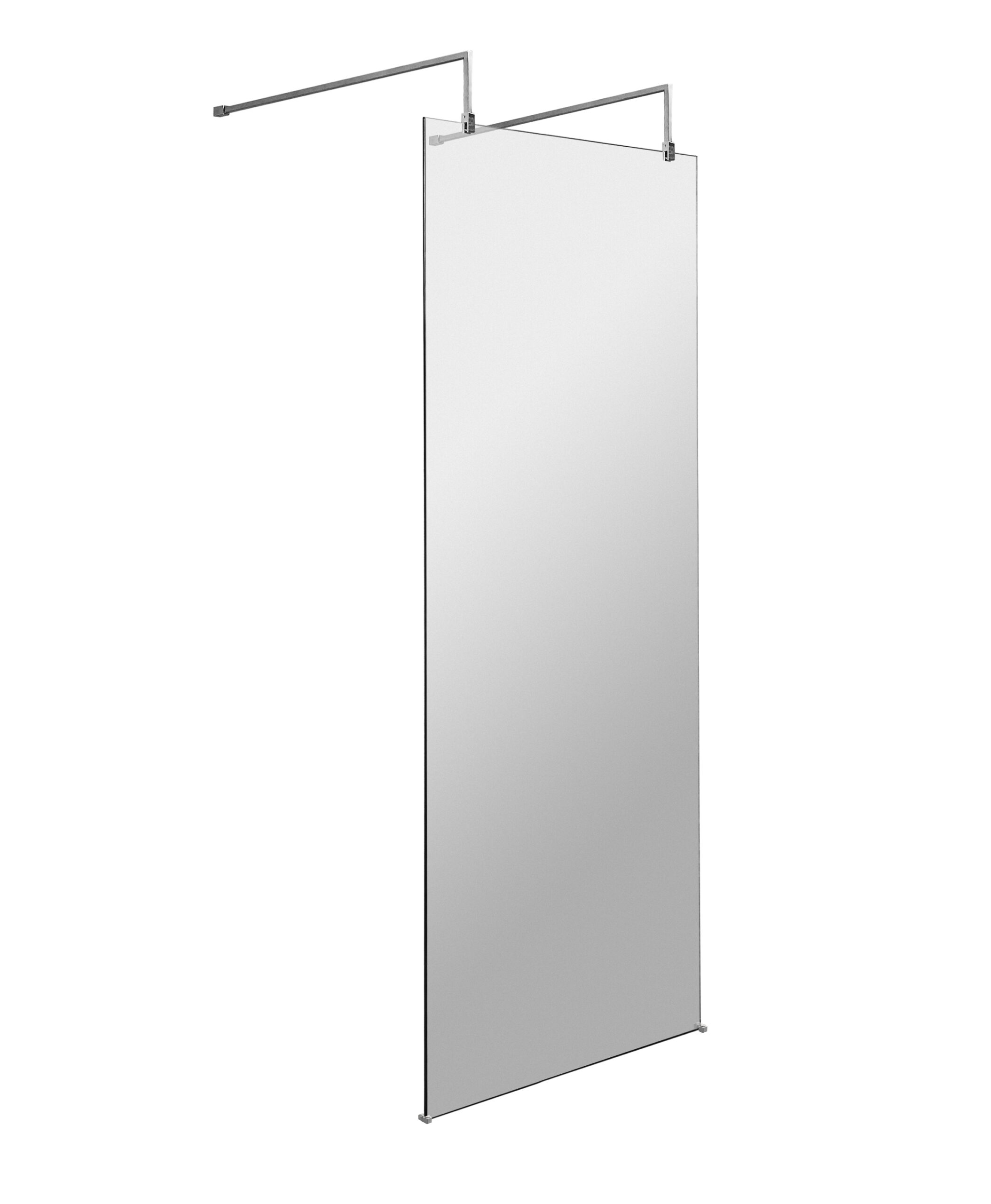 Hudson Reed 800mm Wetroom Screen With Arms and Feet GPAF080