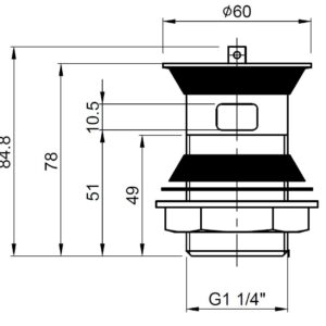 Hudson-Reed-Basin-Plug-And-Chain-E314-3