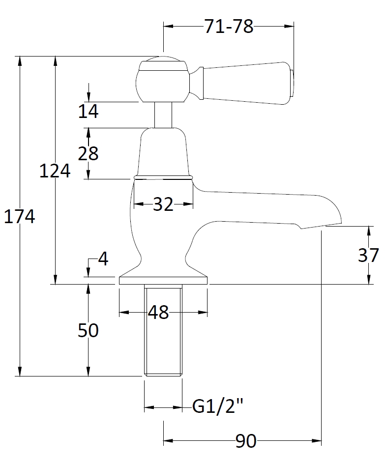 Hudson Reed Basin Taps BC401DL - Image 2
