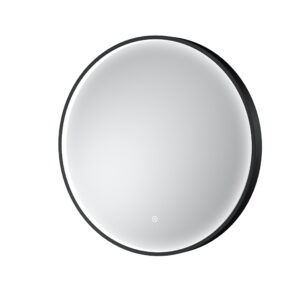 Hudson Reed Black Frame LED Mirror - 600mm LQ741