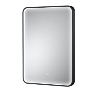 Hudson Reed Black Frame LED Mirror - 700 x 500mm LQ731