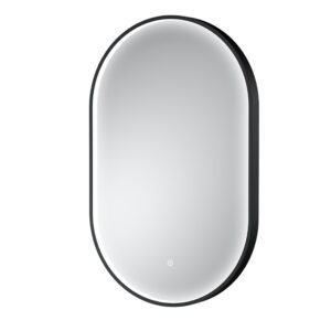 Hudson Reed Black Frame LED Mirror - 800 x 500mm LQ761