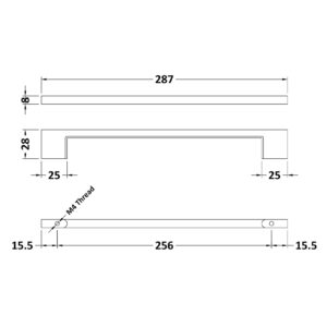 Hudson-Reed-D-Shaped-Handle-256mm-H036-3