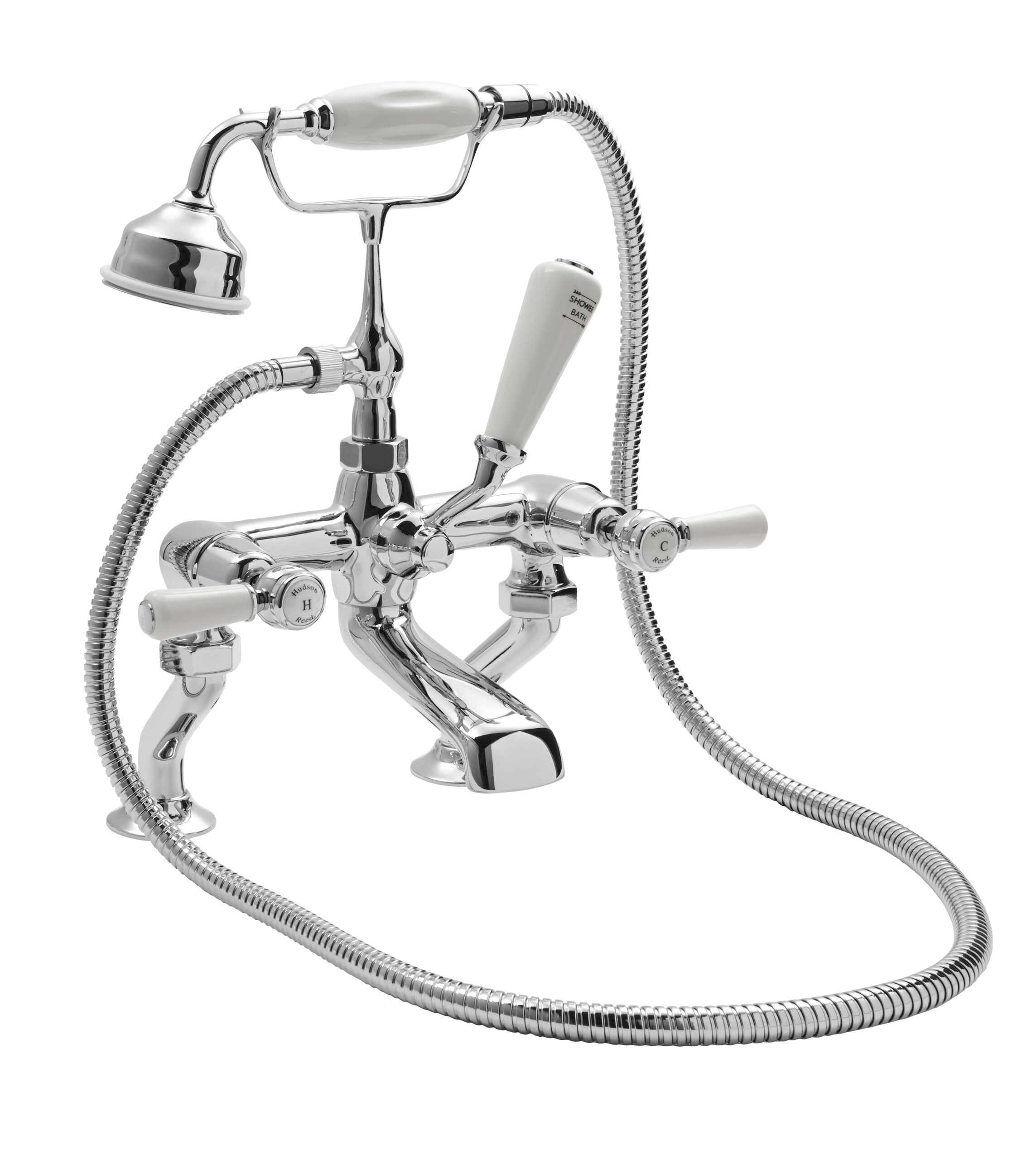 Hudson Reed Deck Mounted Bath Shower Mixer BC304DL