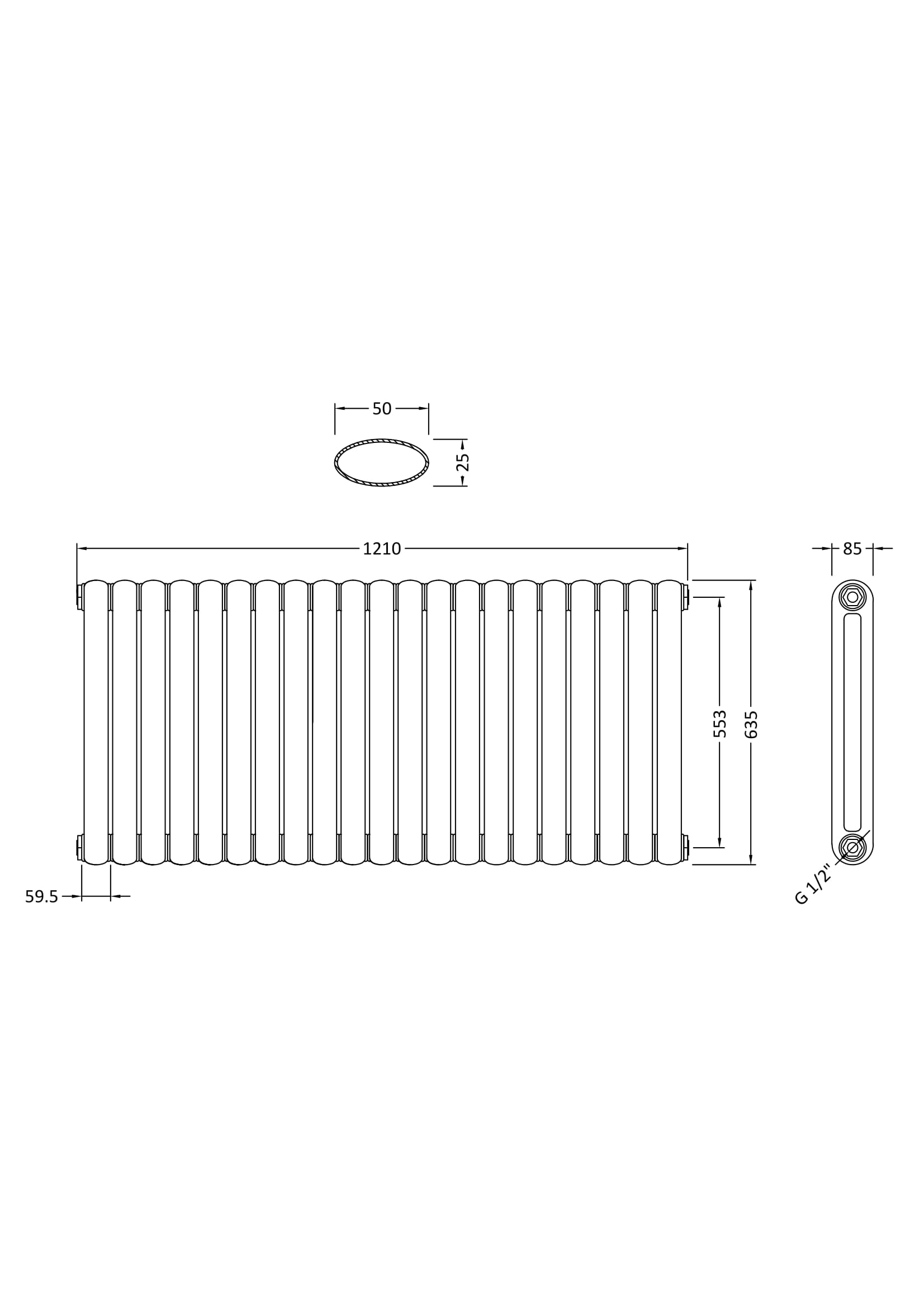 Hudson Reed Designer Radiator HSA003 - Image 3