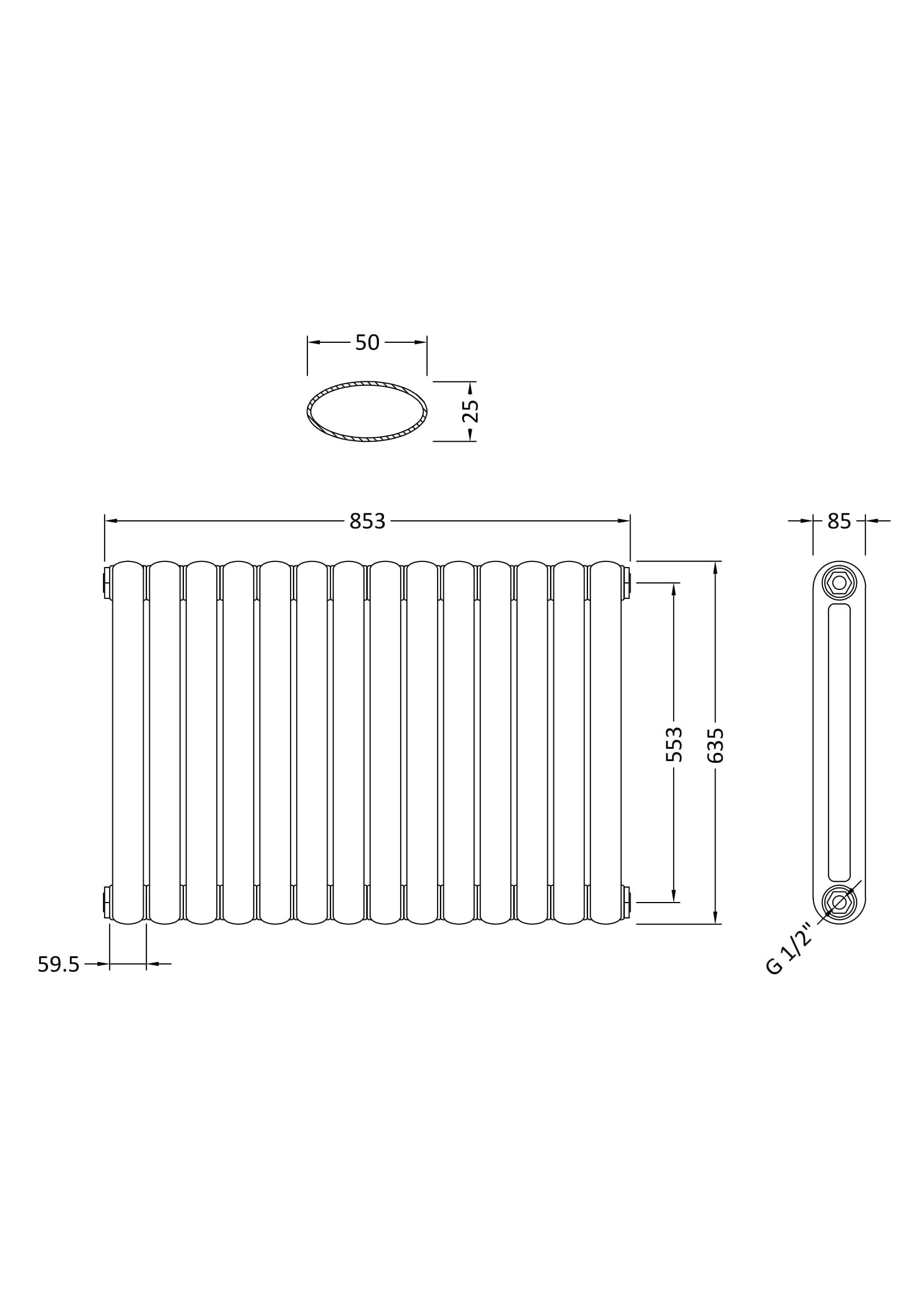 Hudson Reed Designer Radiator HSA008 - Image 3