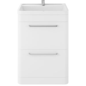 Hudson Reed Floor Standing 600mm Cabinet & Basin SOL101