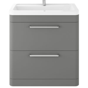 Hudson Reed Floor Standing 800mm Cabinet & Ceramic Basin SOL203A