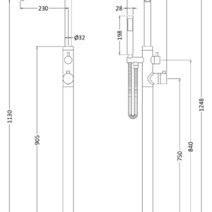 Hudson-Reed-Floor-Standing-Bath-Shower-Mixer-PN322-3