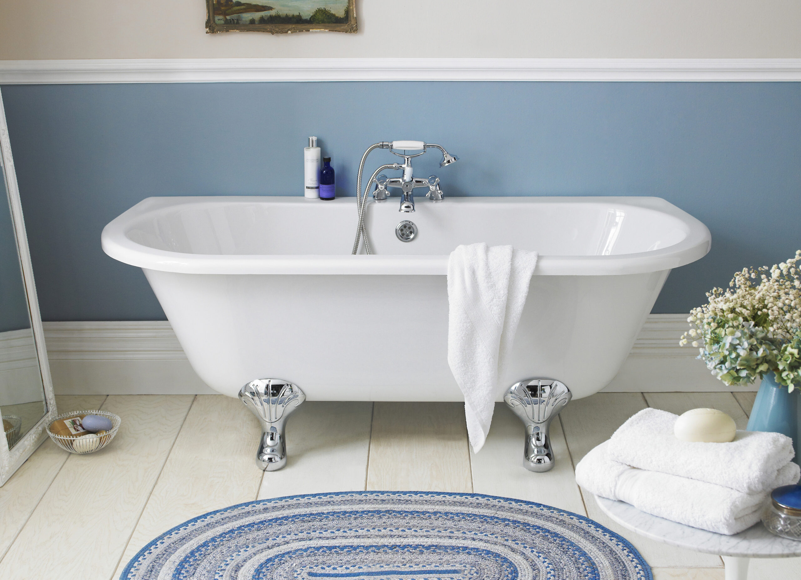 Hudson Reed Freestanding Bath - Deacon Leg Set (1700mm) RE1701M1 - Image 2