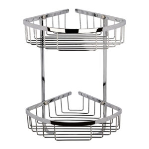 Hudson Reed Large 2 Tier Corner Basket LL308