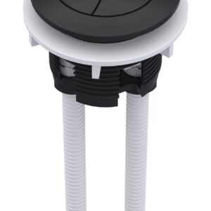 Hudson Reed Matt Black Cistern Push Button CPB401