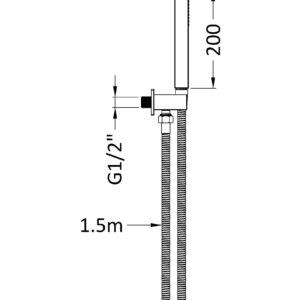 Hudson-Reed-Outlet-Elbow-Parking-Bracket-Flex-and-Handset-A3264-3