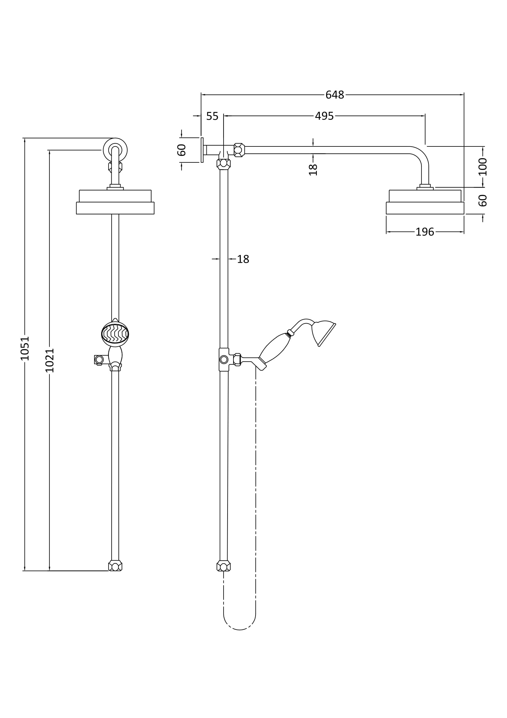 Hudson Reed Rigid Riser Kit A3606 - Image 2