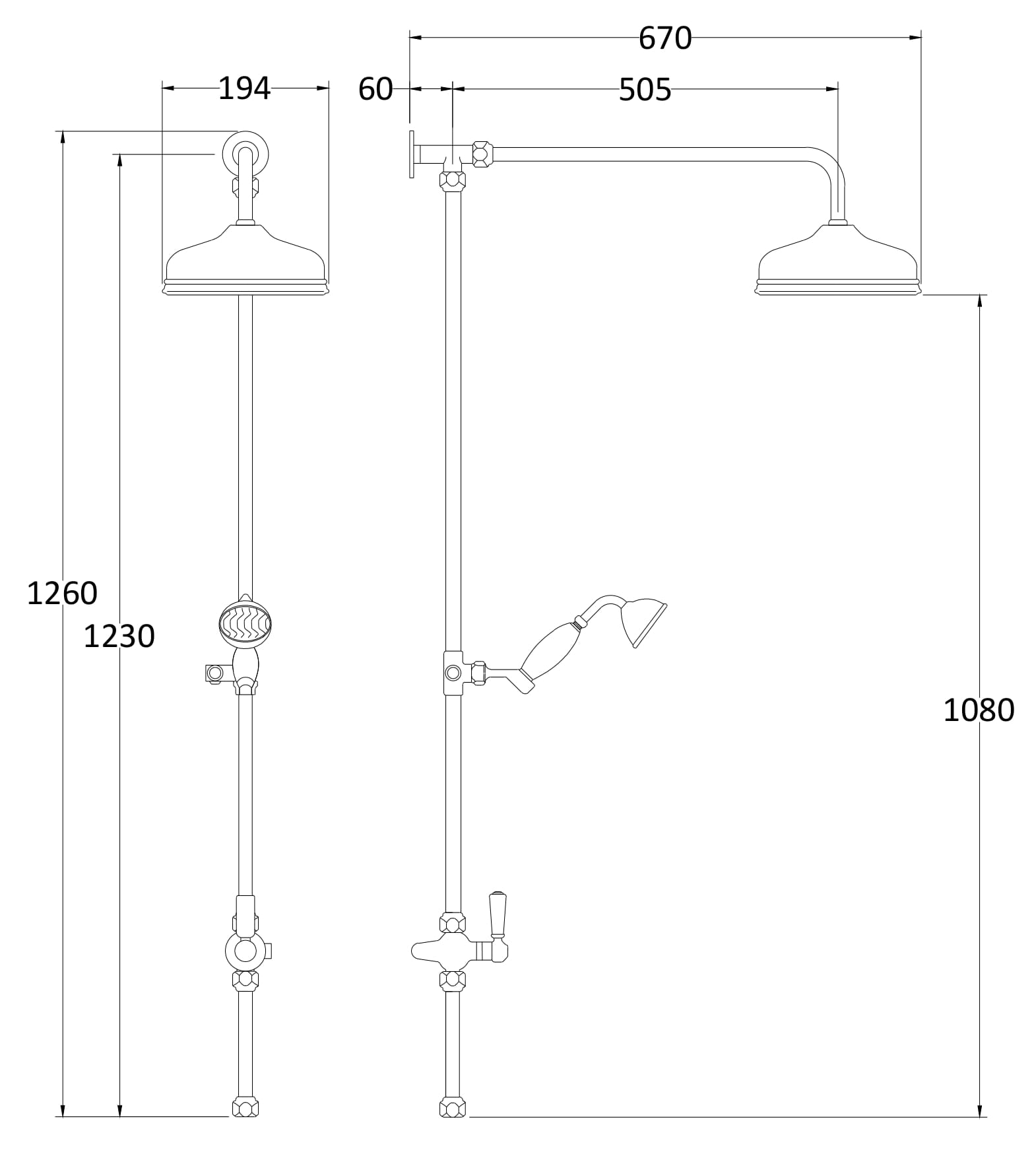 Hudson Reed Rigid Riser Kit AM412 - Image 2