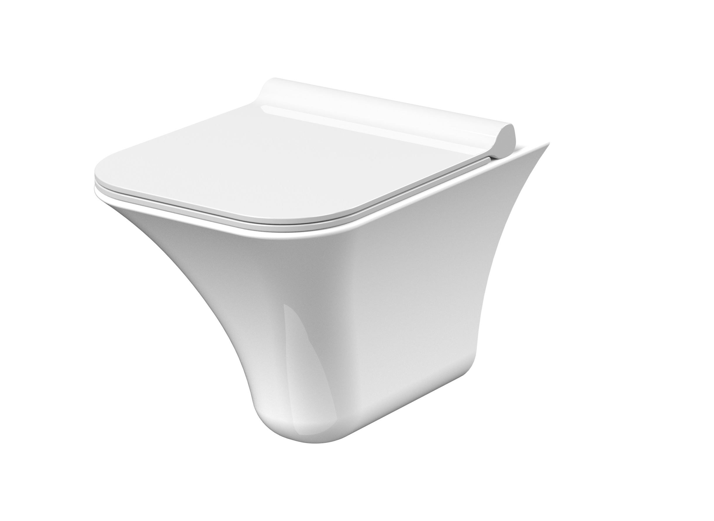 Hudson Reed Rimless Wall Hung Pan & Seat NCT140