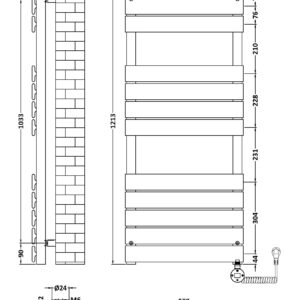 Hudson-Reed-Square-Flat-Towel-Radiator-1213×500-HL159-3