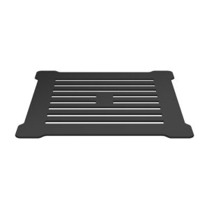 Hudson Reed Square Shower Waste Black Top STW002S