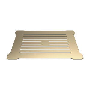 Hudson Reed Square Shower Waste Brushed Brass Top STW005S