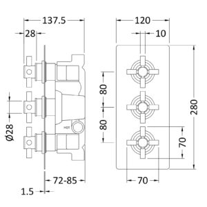 Hudson-Reed-Triple-Thermostatic-Shower-Valve-With-Diverter-KRI4023-3