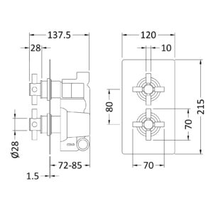 Hudson-Reed-Twin-Thermostatic-Shower-Valve-With-Diverter-KRI8207-3