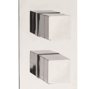 Hudson Reed Twin Thermostatic Shower Valve With Diverter SQR3207