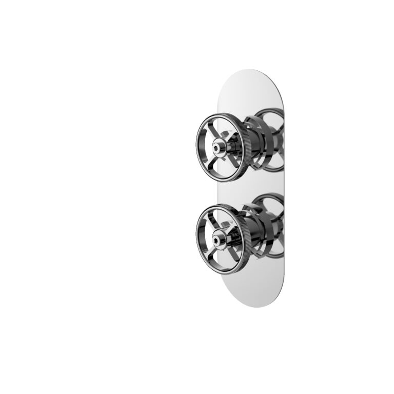 Hudson Reed Twin Valve with Diverter SIWTW02