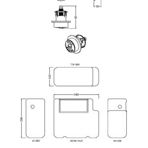 Hudson-Reed-Universal-Access-Cistern-Chrome-Traditional-Flush-Plate-XTY8T01-3