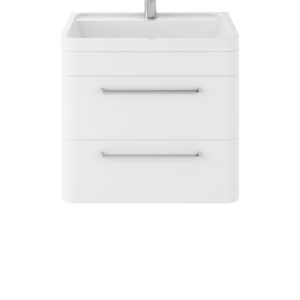 Hudson Reed Wall Hung 600mm Cabinet & Basin SOL102