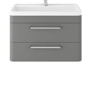 Hudson Reed Wall Hung 800mm Cabinet & Basin SOL204