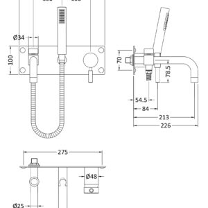 Hudson-Reed-Wall-Mounted-Bath-Shower-Mixer-PK350-3
