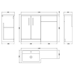 Nuie-1100mm-Left-Hand-Combination-ARN611L-3