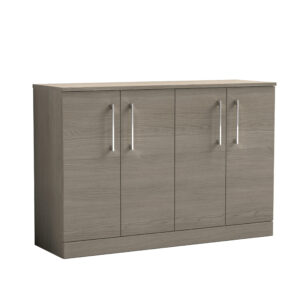 Nuie 1200mm Floor Standing 4 Door Vanity & Worktop ARN2503W2
