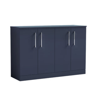 Nuie 1200mm Floor Standing 4-Door Vanity & Worktop ARN2903W2