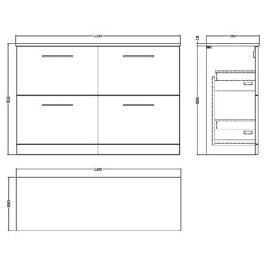 Nuie-1200mm-Floor-Standing-4-Drawer-Vanity-Worktop-ARN2233W2-3