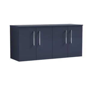 Nuie 1200mm Wall Hung 4-Door Vanity & Worktop ARN2923W2