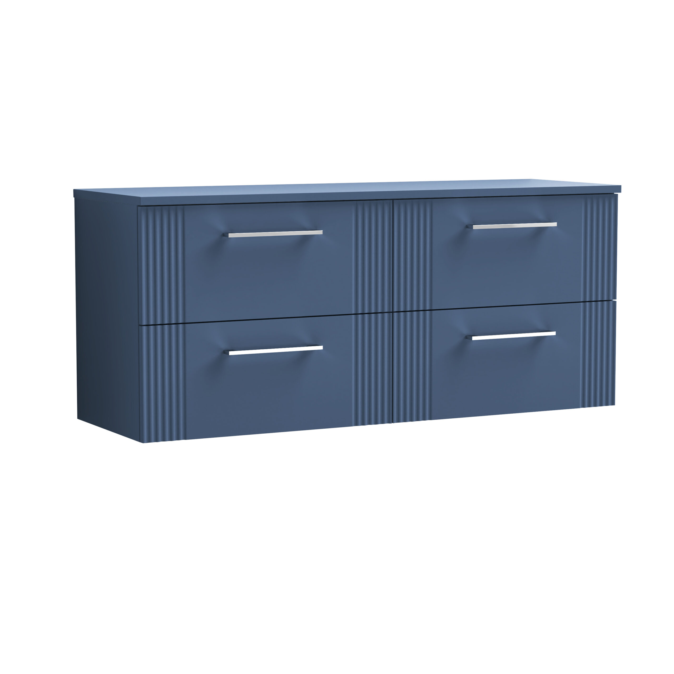 Nuie 1200mm Wall Hung 4 Drawer Vanity & Worktop DPF393W2