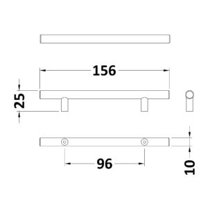 Nuie-155mm-Bar-Handle-H193-3