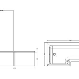 Nuie-1600mm-Left-Hand-Square-Shower-Bath-Set-SBATH13-3