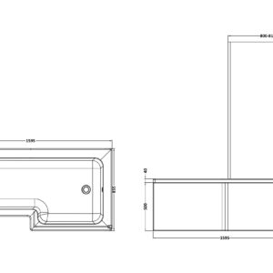 Nuie-1600mm-Right-Hand-Square-Shower-Bath-Set-SBATH14-3