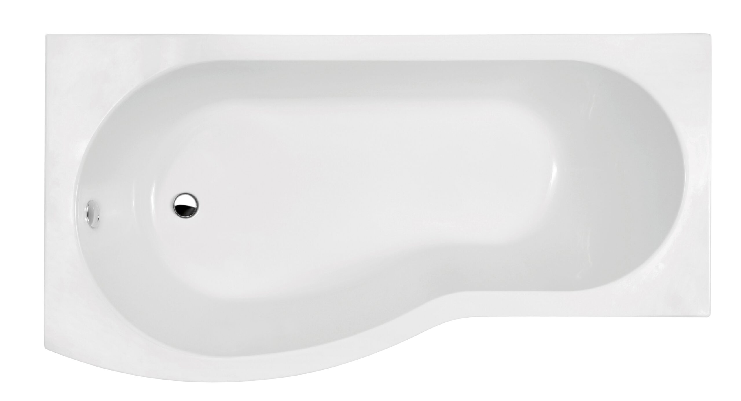 Nuie 1700mm Left Hand B-Shaped Bath WBB1785L