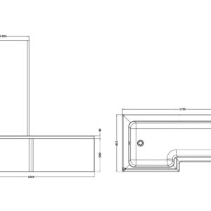 Nuie-1800mm-Left-Hand-Square-Shower-Bath-Set-SBATH15-3