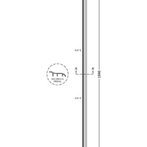 Nuie-1850mm-Enclosure-Screw-Cover-Kit-Chrome-AQ-SCK-3