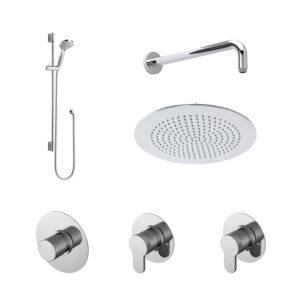 Nuie 2 Outlet Arvan Bundle With Stop Tap & Diverter SBR128ST2