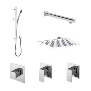 Nuie 2 Outlet Windon Bundle With Stop Tap & Diverter SBS129ST2
