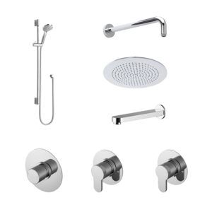 Nuie 3 Outlet Arvan Bundle With Stop Tap & Diverter SBR136ST3