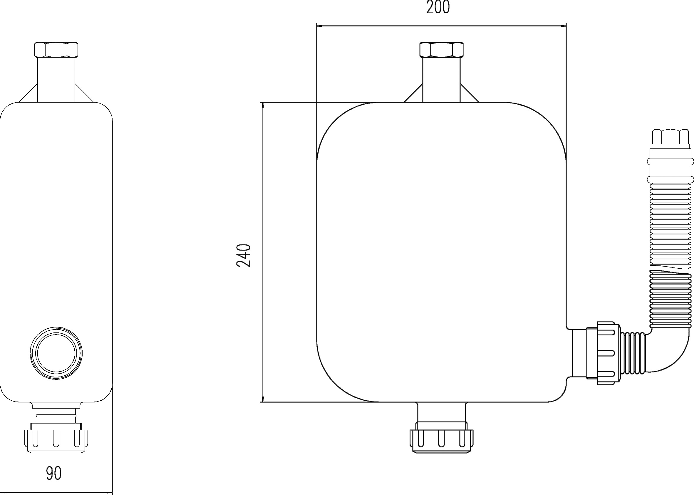 Nuie 4 Tap Hole Hose Retainer SPR04 - Image 2