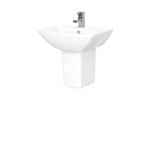 Nuie 500mm Basin & Semi Pedestal CSS003